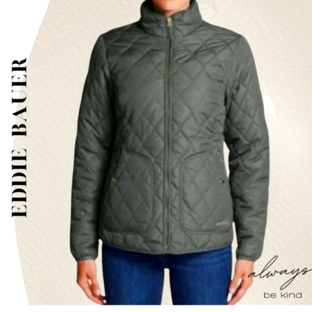 Eddie Bauer Year Round Quilted Field Jacket Size M